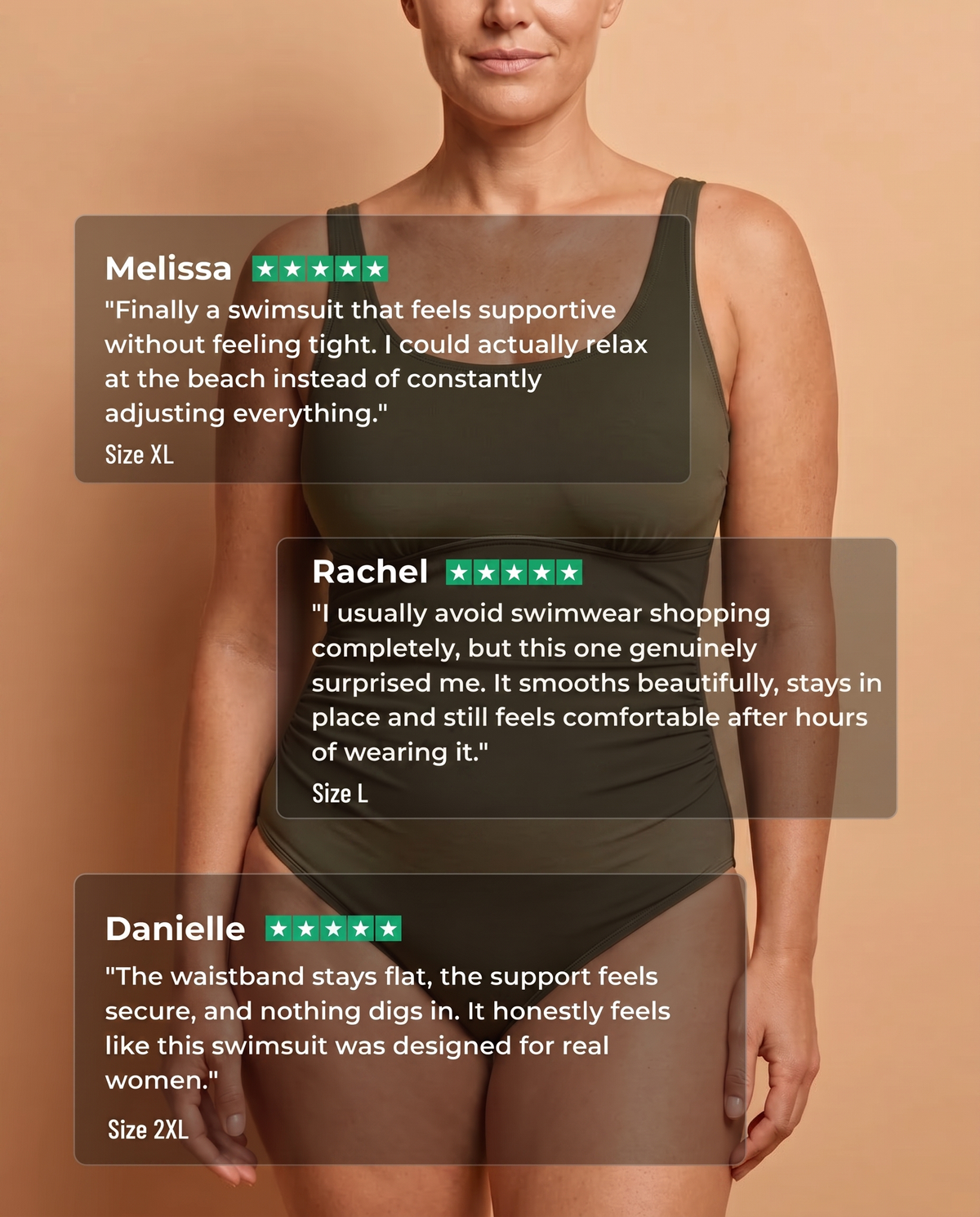 Twist Front High-Waist Bikini Set
